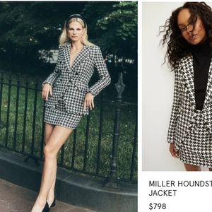 Zara Check plaid black white shorts gingham Emily Paris Veronica beard